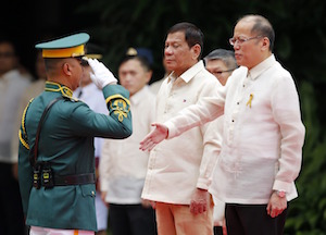 In signing FOI to law, President Duterte just made former President Aquino look like a failure. (Photo source: SBS Australia)