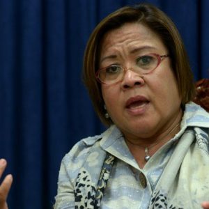 Senator Leila De Lima: Lacks any moral high ground to criticise Duterte