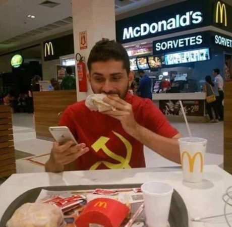 mcdonalds, communist, ideologies