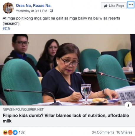 Mga Umaray sa Milk Statement ni Sen. Villar, Sila ang Tunay na Walang