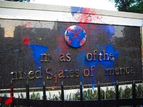 The flaccid tantrum of the League of Filipino Students against the US Embassy in Manila