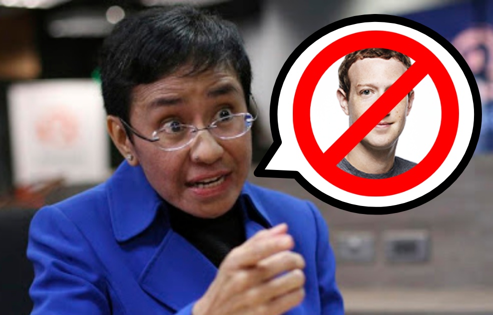 Does Maria Ressa want Facebook banned in the Philippines?