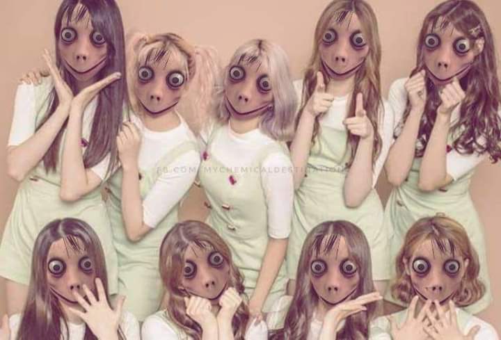 Momo challenge girl band