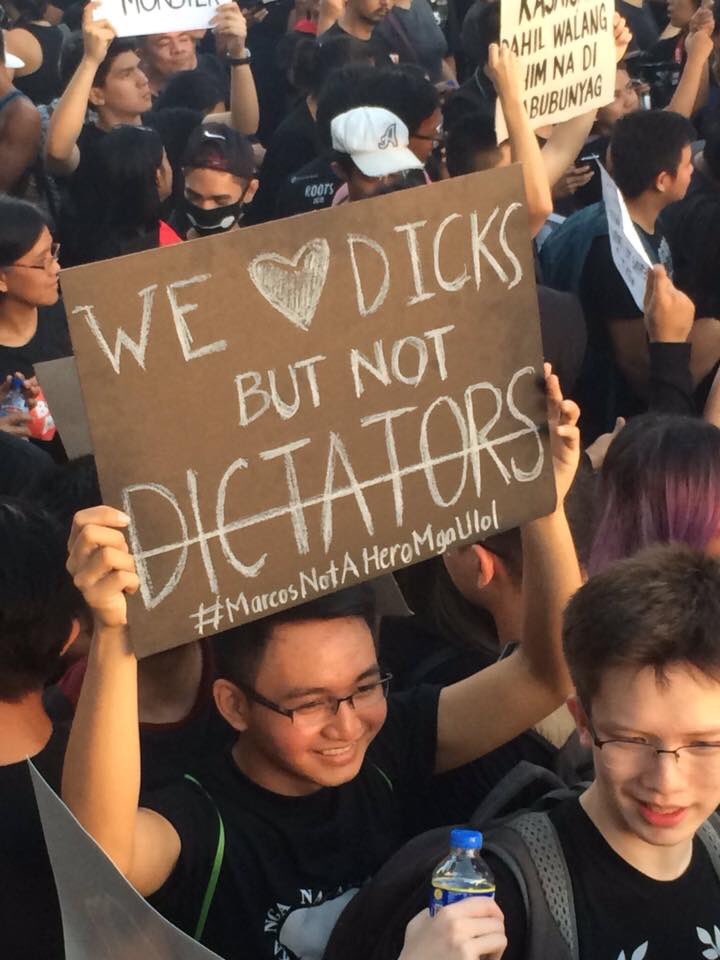 dicks dictators dicktators make love not war stupid