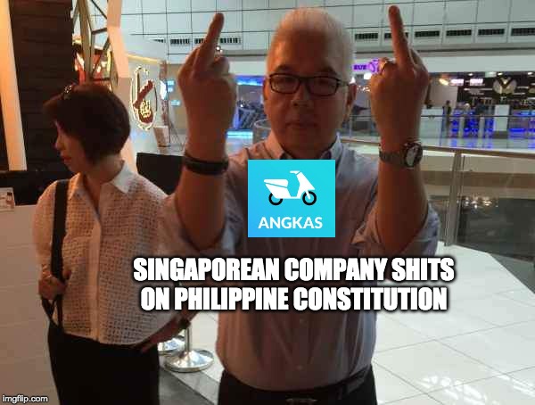 Is The Greedy Monopolistic Angkas Also Violating Philippine Foreign Ownership Laws?