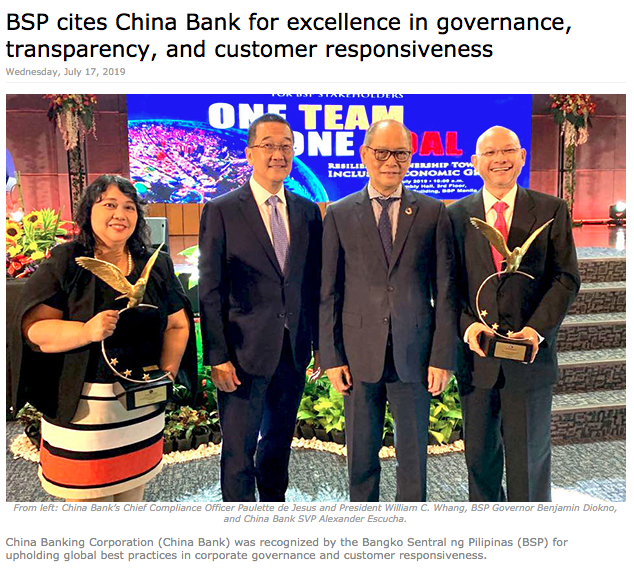 BSP Continues to Help Conceal China Bank’s Illegal DOSRI Transaction
