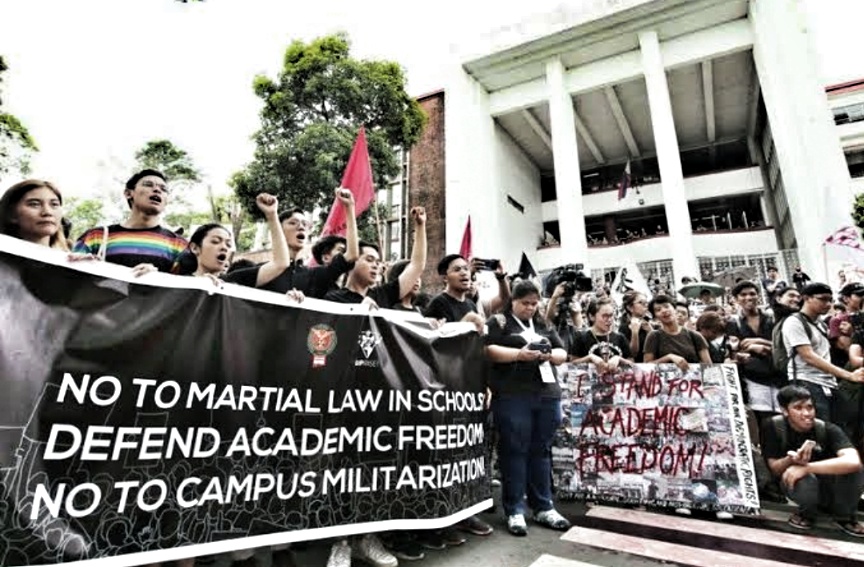 Only criminals and terrorists benefited from the UP-DND military ban agreement