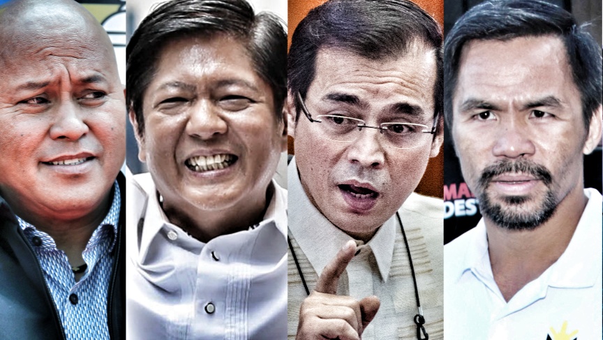 Bongbong for Prosperity, Isko for Decency, Manny for Integrity, Bato for Order