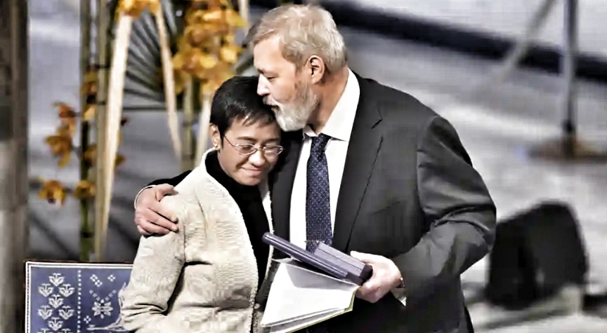 Maria Ressa apologists dismiss online “trolling” of her Nobel “Peace Prize” acceptance speech as “fake”
