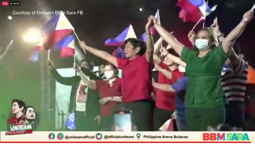 Team Bongbong Marcos – Sara Duterte wows MASSIVE Philippine Arena crowd in show anchored by ABS-CBN star Toni Gonzaga