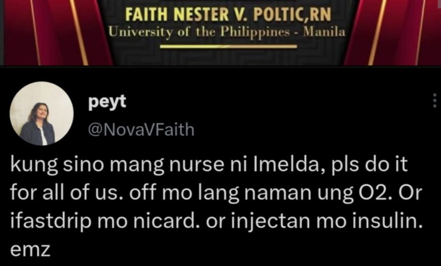The Philippine Opposition: A community of people incapable of reflection continue to deal with their post-traumatic stress