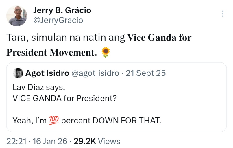 Vice Ganda for president of the Philippines