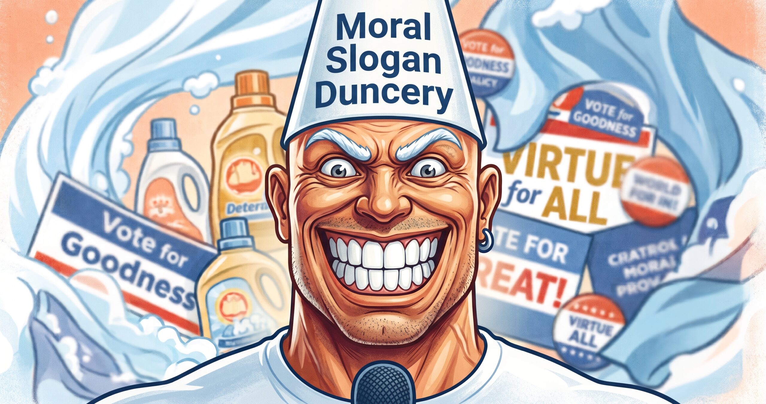 Washes 50% Whiter? Why Moral Slogans Make Bad Governance
